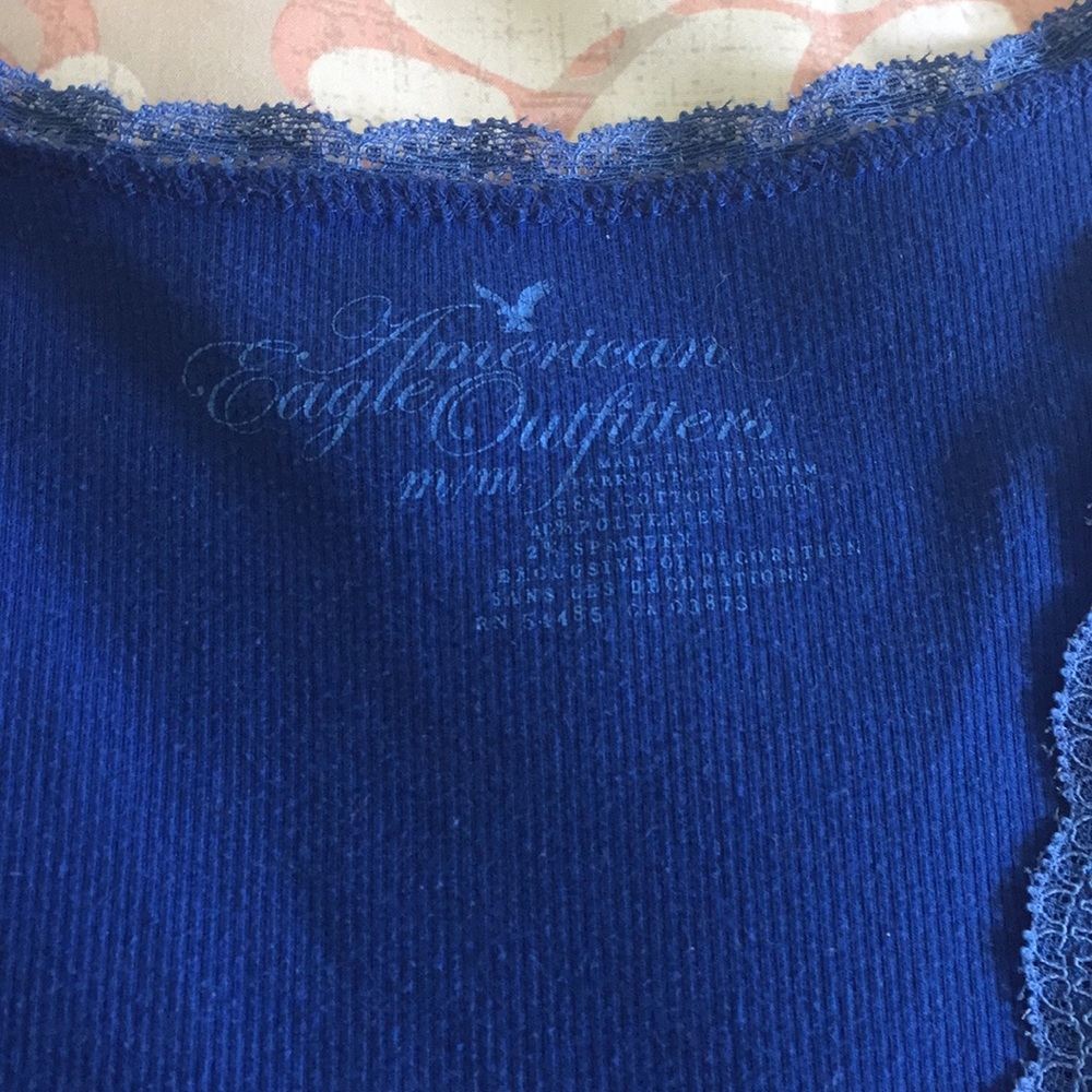Size medium blue American Eagle tank top! - Picture 2 of 3